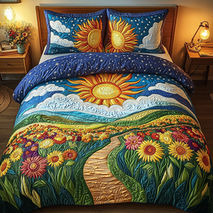 Floral Sunrise 3-Piece Bedding Set