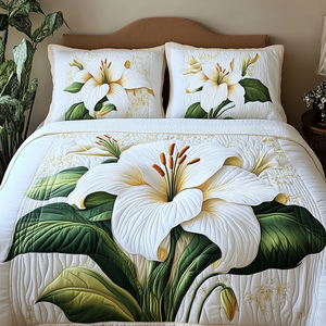 Pure Blossom 3-Piece Bedding Set